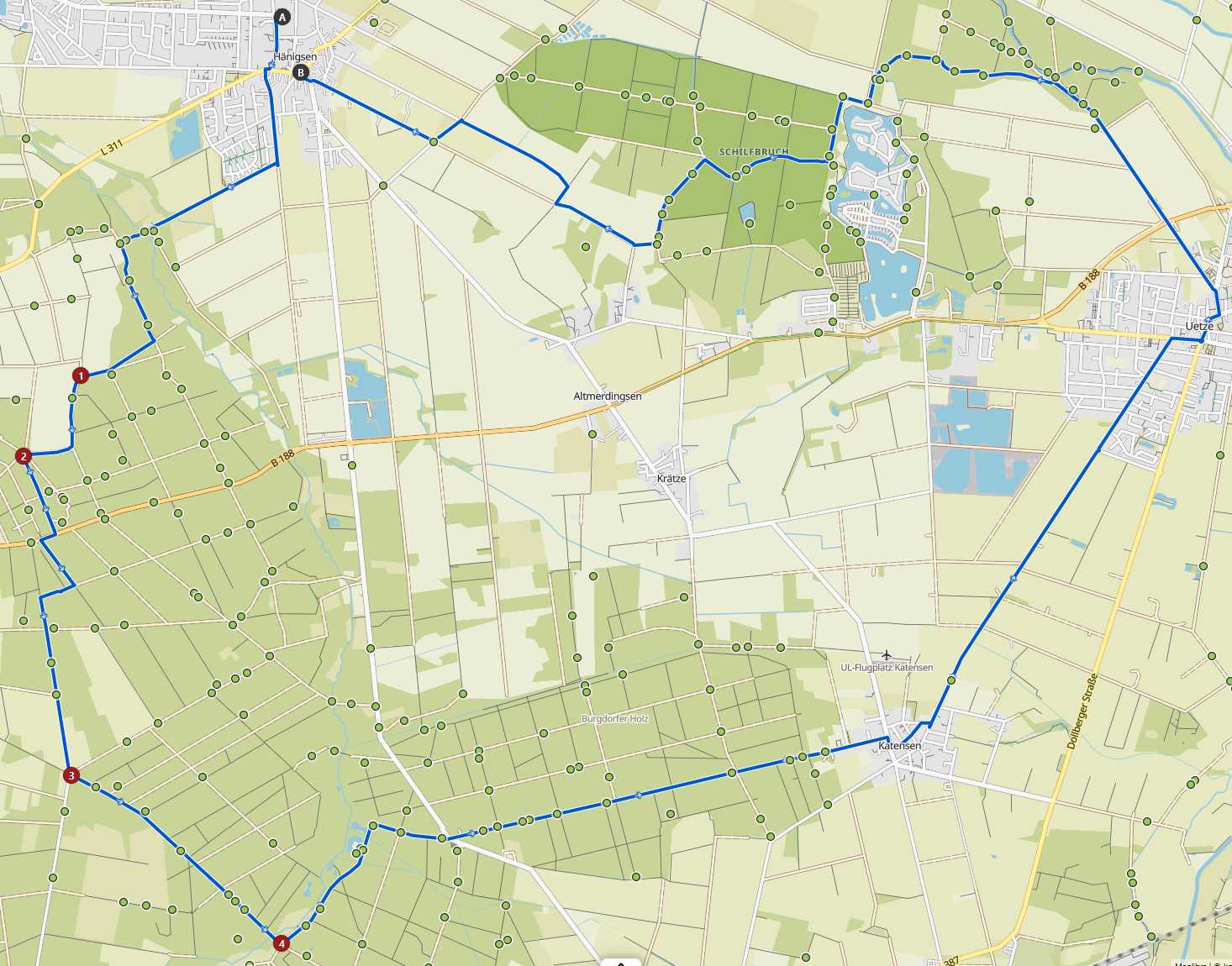 E-Bike-Tour September 2025, obere Allerniederung